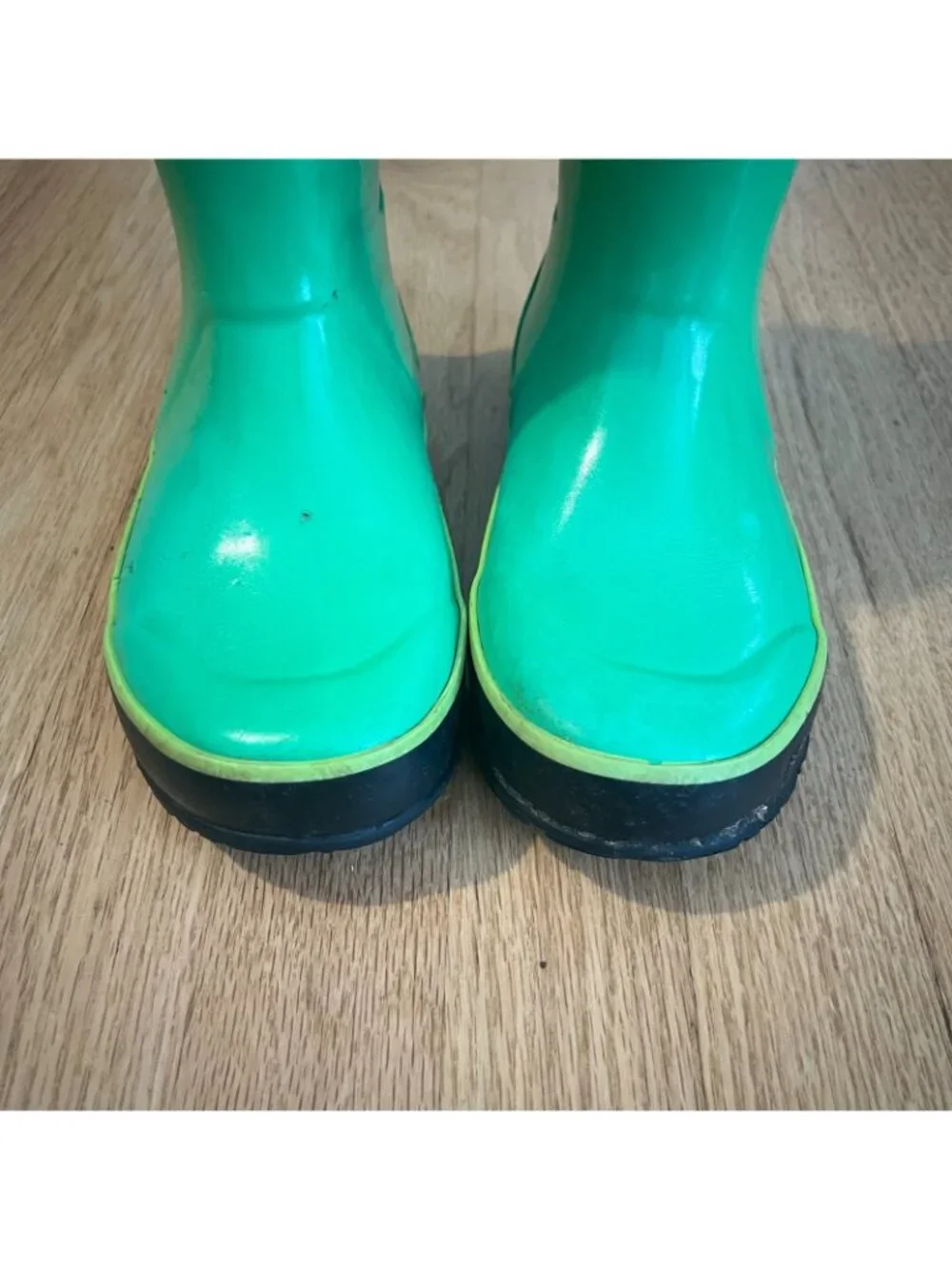 Bogs Kids Puddle Green Waterproof Rain Boots Youth Size 3